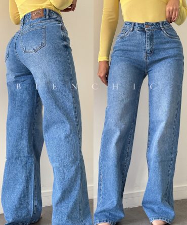 Jeans Chic Oscuro Wide Leg CB6