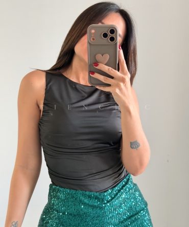 Camisa Arruche Negra Freya